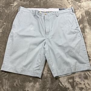 Polo Ralph Lauren Shorts Mens 40L Blue Stretch Classic Fit Chinos Preppy Golf